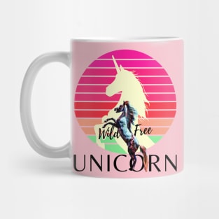 UNICORN, wild & free (with rearing horse) Mug